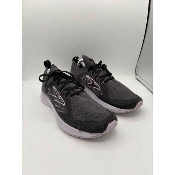 Brooks Levitate 5 Women's Running Shoes Stealth Fit Gray Pink Sneakers Size 11 - Picture 2 of 8